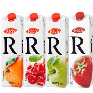 Сік Rich яблуко (1л) ( порц.)