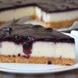 Tarta de queso y arándanos 