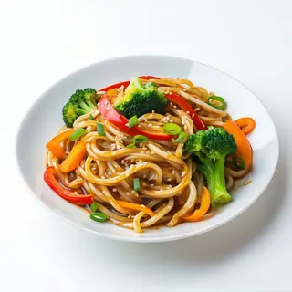Miso Udon vegano.