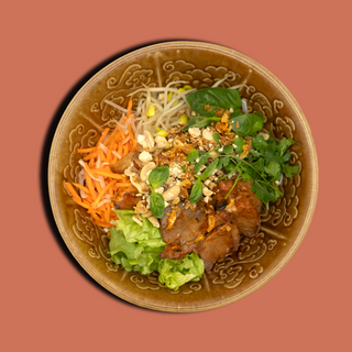 Pho Tron Xa Xiu - Salada Pho com Char Siu/Pho Salad with Char Siu pork