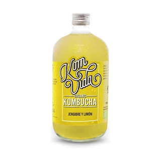 Kombucha de Jengibre y Limón