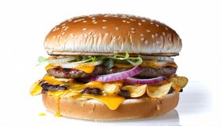 Hamburger salsiccioso