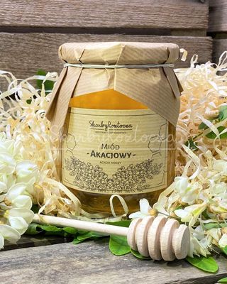 Miód Akacjowy - zbiór 2021r 700g