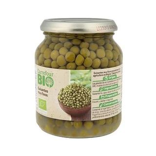 Guisantes Extra Finos Ecológico Carrefour Bio 230 Gr.