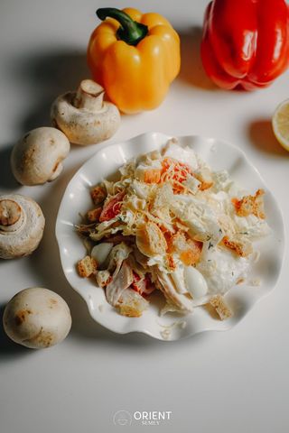 Салат "Цезарь" с курицей