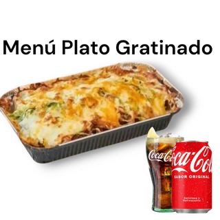 Plato Patata Gratinado+ Refresco 