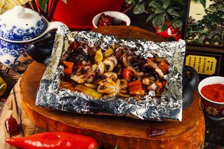 H11-შემწვარი რვაფეხა,, თიებანი’’