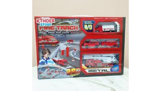 Пожарный паркинг в комплекте 4 машинки