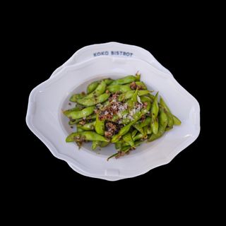 Edamame cu salsa de trufe si sos teriyaki -180gr