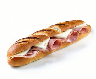 Panino con prosciutto crudo e mozzarella