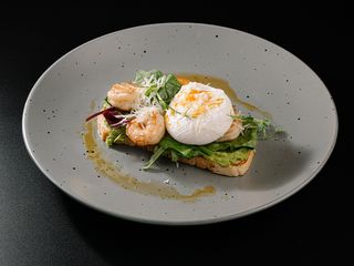 Брускета з Креветками