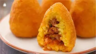 Scamorza e pancetta