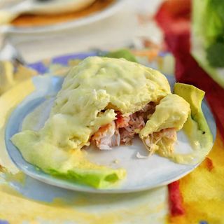 87 Omelette con polpa di granchio