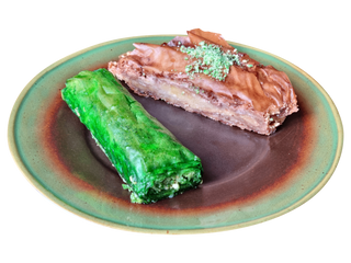 Baklawa czekoladowa + pistacjowa