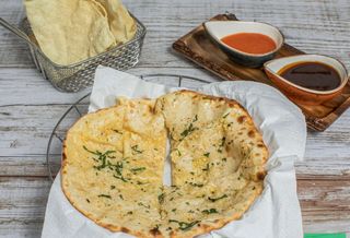 Cheese and Garlic naan