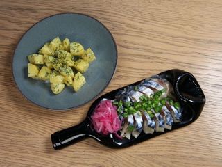 Макрель слабої солі з картоплею (150/150/40g)