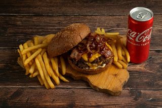 Double Sicily Bacon Cheeseburger Menu