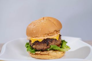 Double Cheese and Bacon Burger