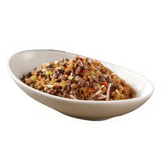 arroz frito con ternera