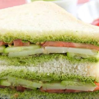 Vegetable Sandwiches Plain