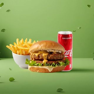 Menù vegetarian smashburgers