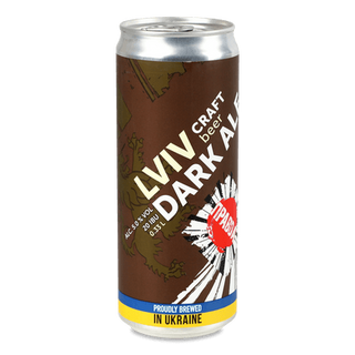 Пиво «Правда» Lviv Dark Ale темне нефільтроване з/б (0,33л)