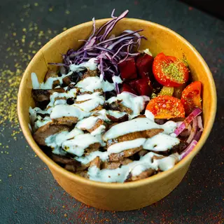 Jun o.k. pollo bowl