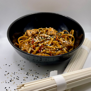 Udon with chiken