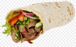 Piadina con hamburger e kebab