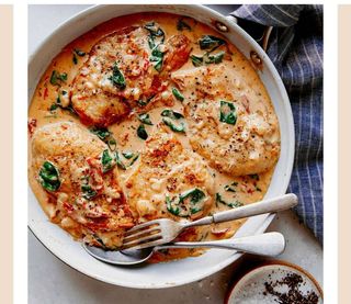 Creamy tuscany chicken