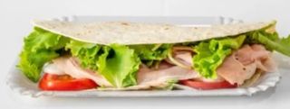 Piadina con prosciutto cotto