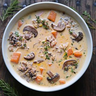 Creamy Chicken Mushroom Soup