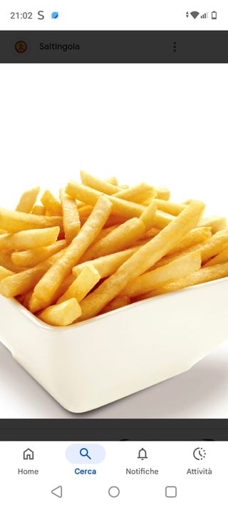 Patatine porzione media