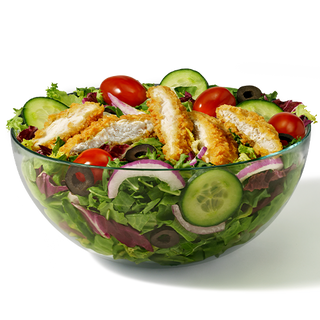 SALATZIKOS CU PUI: SALATA CU PUI CROCANT 250G+1SOS