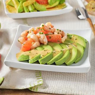 Eventail D'avocat Aux Crevette
