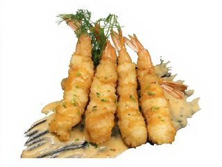 Langostinos en kimono (5 pzs.)