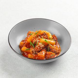 Токпокки с курицей 