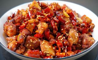 49 Pollo piccante Sichuan