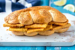 Panino con le panelle