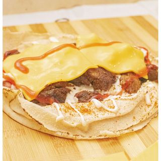 Suya Shawarma with 1 Sausage