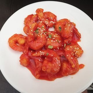 Gamberi in agrodolce