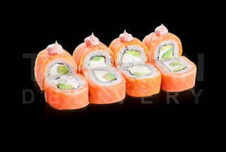 Рол "Філадельфія з копченим лососем" (с)