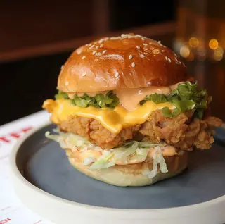 Green Chili Burger