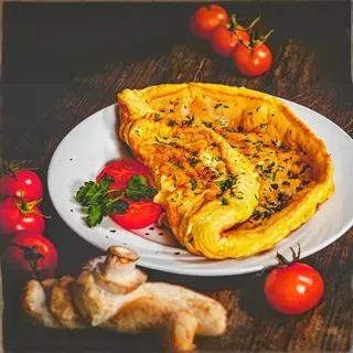 Omlet sa sirom
