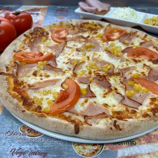 Pizza Ham and Tomato