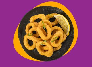 Meniu cașcaval pane cu inele de ceapa