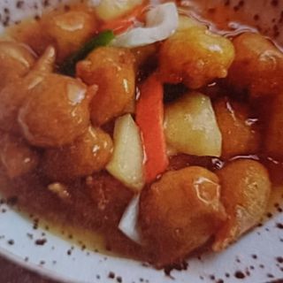 Pollo Con Salsa Agridulce