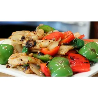 Sizzling Fish With Capsicum