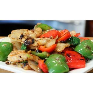 Sizzling Fish With Capsicum