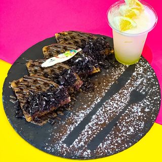 Gaufre Oreo + Jus de citron